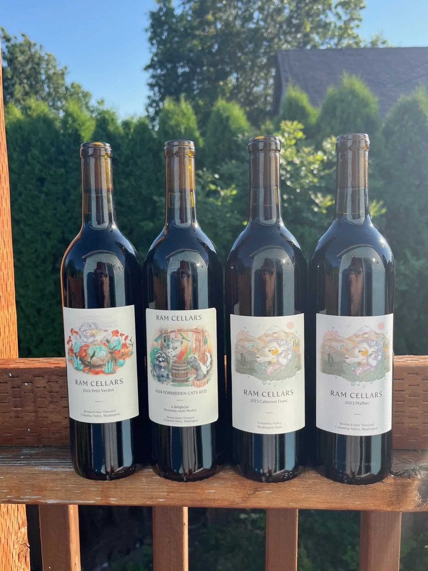 RAM Cellars Bordeaux-style Red Wine 4 pack — RAM Cellars